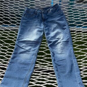 Classic Blue Denim Jeans stretchy and comfortable.for curvy bodys